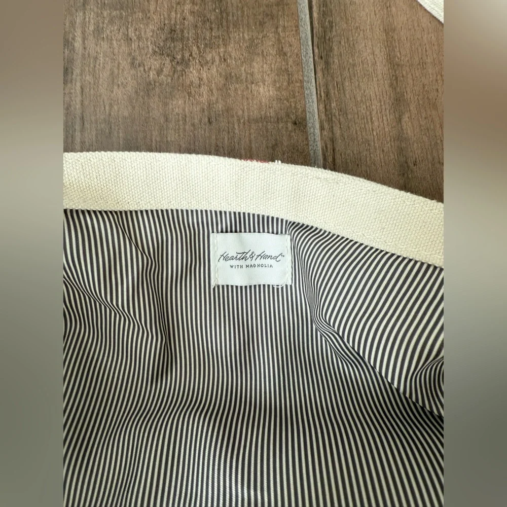 Hearth & Hand with Magnolia Striped Canvas Tote Bag - Picture 10 of 15